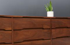  Stanley Furniture Mid Century Modern Walnut Dresser by Stanley - 3641797