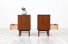  Stanley Furniture Mid Century Modern Walnut Night Stands by Stanley Furniture Co  - 2539160