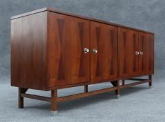  Stanley Furniture Rare Four Door Walnut Rosewood Dresser or Cabinet by Stanley Furniture - 3442374