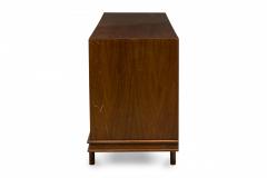  Stanley Furniture Stanley Furniture Modern Walnut Geometric Carved Front Sideboard Credenza - 4274461
