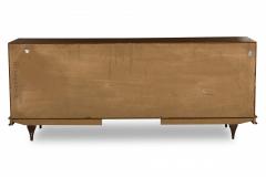  Stanley Furniture Stanley Furniture Modern Walnut Geometric Carved Front Sideboard Credenza - 4274463