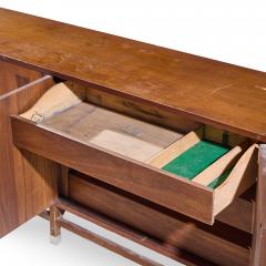  Stanley Furniture Stanley Mid Century Walnut Harlequin Credenza - 4498303