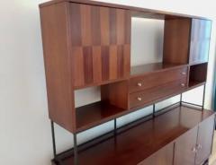  Stanley Furniture True Mid Century Classic Inlaid Rosewood Walnut Credenza Cabinet by Stanley USA - 3442362