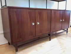  Stanley Furniture True Mid Century Classic Inlaid Rosewood Walnut Credenza Cabinet by Stanley USA - 3442364