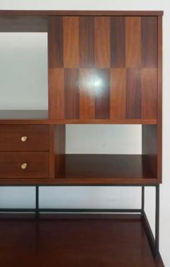  Stanley Furniture True Mid Century Classic Inlaid Rosewood Walnut Credenza Cabinet by Stanley USA - 3442429