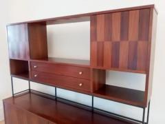  Stanley Furniture True Mid Century Classic Inlaid Rosewood Walnut Credenza Cabinet by Stanley USA - 3442513