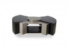  Stanley Tigerman Stanley Tigerman and Margaret McCurry Mica and Granite Coffee Table - 2794307