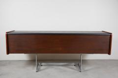  Ste Marie Laurent Rosewood and Chrome Credenza by Ste Marie Laurent - 197715