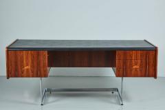  Ste Marie Laurent Rosewood and Chrome Desk by Ste Marie Laurent - 194674