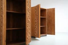  Stefano d Amico Set of 2 Cabinets in Beech and Ash by Stefano dAmico Italy 1974 - 3796725