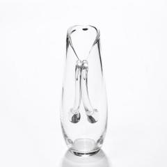  Steuben Glass Mid Century Modernist Hand Blown Glass Pitcher Signed Steuben - 3376160