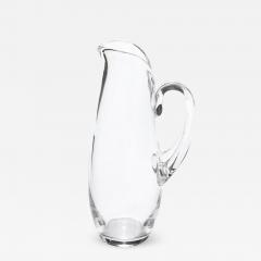  Steuben Glass Mid Century Modernist Hand Blown Glass Pitcher Signed Steuben - 3383816