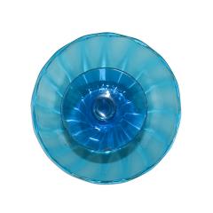  Steuben Glass Set of 2 Steuben Celeste Blue Glass Compotes - 4320792