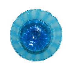 Steuben Glass Set of 2 Steuben Celeste Blue Glass Compotes - 4320793