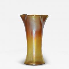  Steuben Glass Steuben Gold Aurene Widebase Glass Vase - 4311310
