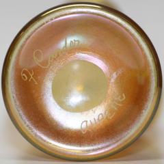  Steuben Glass Steuben Gold Aurene Widebase Glass Vase - 4320865