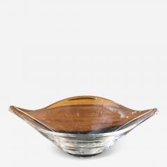  Steuben Glass Steuben glass bowl Stylized Boat shaped - 4311275