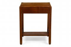  Stickley Bros Stickley Bros Mission Oak table desk with a drawer and side slat design - 4665435