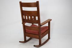  Stickley Brothers Stickley Brothers style Of An American Arts Crafts Oak Rocking Chair - 4193291
