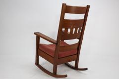  Stickley Brothers Stickley Brothers style Of An American Arts Crafts Oak Rocking Chair - 4193293