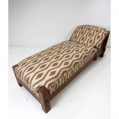  Stickley Furniture Antique Arts Crafts Mission Oak Chaise Lounge Daybed - 4788697