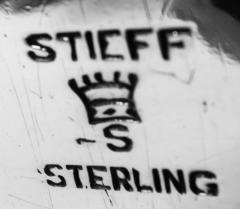 Stieff Gorgeous Stieff Baltimore Repousse Sterling Silver Bridal Basket 1914 - 3986528