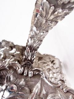  Stieff Gorgeous Stieff Baltimore Repousse Sterling Silver Bridal Basket 1914 - 3986535