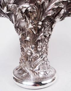  Stieff Gorgeous Stieff Baltimore Repousse Sterling Silver Bridal Basket 1914 - 3986537
