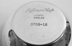  Stieff Pair of Stieff Colonial Revival Sterling Silver Jefferson Cups in Case - 4424540