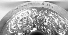  Stieff Set of 4 Stieff Baltimore Repousse Sterling Silver Goblets 1934 - 4338807