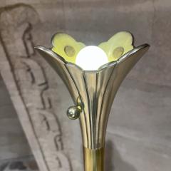 Stiffel Lamp Company 1960s Art Deco Stiffel Tulip Torchiere Floor Lamps Chicago - 3397987