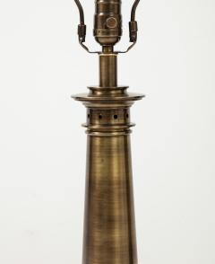  Stiffel Lamp Company Stiffel Aged Brass Lotus Lamps - 3124765