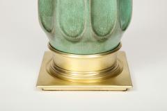  Stiffel Lamp Company Stiffel Jade Green Porcelain Lamps - 1035139