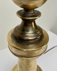  Stiffel Lamp Company Stiffel Mid Century Modern Brass Baluster Style Table Lamp a Pair - 3422006