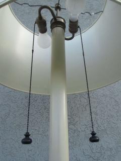  Stiffel Lamp Company Stiffel Patinated Brass Faux Bamboo Lamp - 4457841