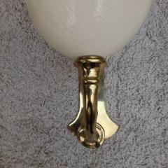  Stiffel Pair of Brass Ostrich Egg Wall Sconces 1990 - 98548