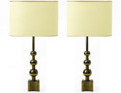  Stiffel Stiffel pair of gold brass lamp - 872732