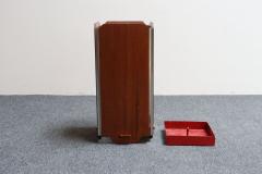  Stildomus Ico Parisi for Stildomus Temide Palisander Umbrella Stand with Drip Pan - 4308436