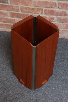  Stildomus Ico Parisi for Stildomus Temide Palisander Umbrella Stand with Drip Pan - 4308439