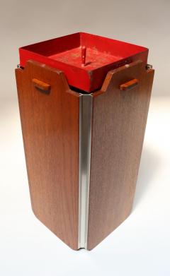  Stildomus Ico Parisi for Stildomus Temide Palisander Umbrella Stand with Drip Pan - 4308440