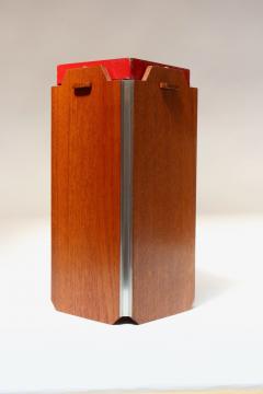  Stildomus Ico Parisi for Stildomus Temide Palisander Umbrella Stand with Drip Pan - 4308441