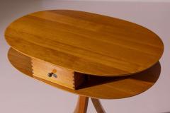  Stildomus Pair of Stildomus cherrywood side tables Italy 1990s - 4342363