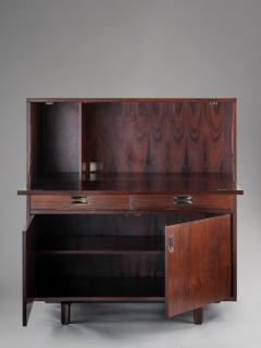  Stildomus Stildomus bar cabinet in rosewood with metal details Italy 1960s - 4279617