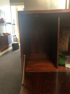  Stildomus Stildomus bar cabinet in rosewood with metal details Italy 1960s - 4279656