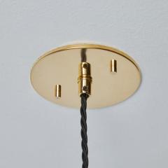  Stilnovo 1950s Black Metal Diabolo Pendant Lamp Attributed to Stilnovo - 3002777