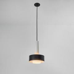  Stilnovo 1950s Glass Perforated Metal Pendant Attributed to Bruno Gatta for Stilnovo - 2648471