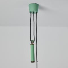  Stilnovo 1950s Green Counterweight Pendant Attributed to Gaetano Sciolari for Stilnovo - 2775973