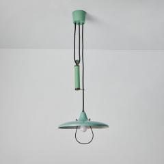  Stilnovo 1950s Green Counterweight Pendant Attributed to Gaetano Sciolari for Stilnovo - 2775975