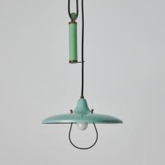  Stilnovo 1950s Green Counterweight Pendant Attributed to Gaetano Sciolari for Stilnovo - 2775978