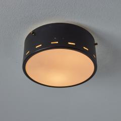  Stilnovo 1950s Perforated Metal and Glass Ceiling Lamp by Bruno Gatta for Stilnovo - 3364293